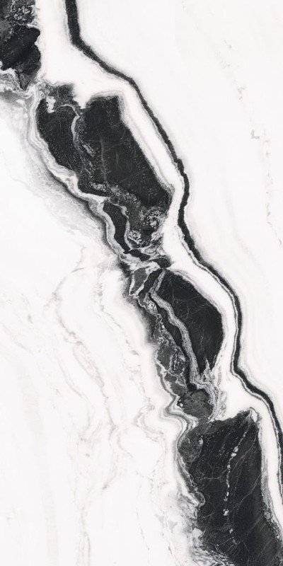 Black&White Wave High-Glossy 120x280x0,6 cm, Gatunek 2 180942