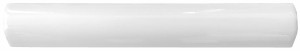 EQUIPE Manacor Bleistift Bullnose Weiß 3x20 weiße Abschlussfliesen, Rollleisten, Leisten