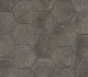 Emil Ceramica Esagona Antrazit 21 x 18,2 cm Keramikfliese EMDQ