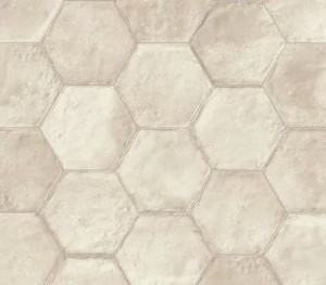 Emil Ceramica Hexagonale Avorio 21 x 18,2 cm Keramikfliese EMDN, beige