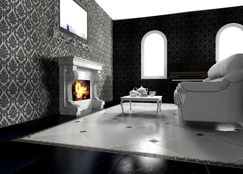 Emigres Riga Black Lapp. 60x60 płytka gresowa 125711