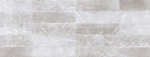 Fliesen für das Badezimmer Dekor Ziegeloptik Azteca Ground R90 Guess Grey 30 x 90 cm