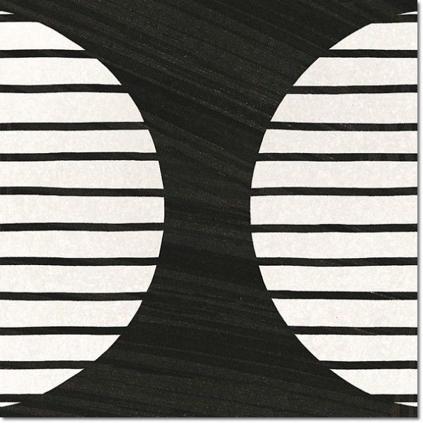 Equipe Caprice Deco Moonline B&W 20x20 płytka gresowa 126994