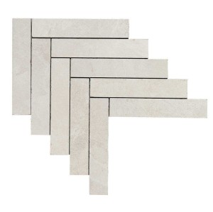 Marazzi Mystone Ardesia Bianco Mosaikfliese 44,9x61,6 M0CV dekorativ