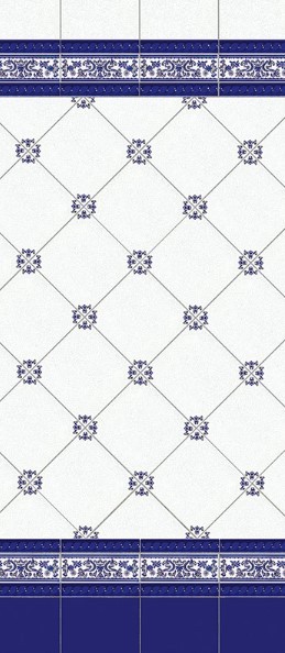 Płytki ścienne rude Mainzu Zócalo Cuarteo Azul Melado-M 20x20 64630