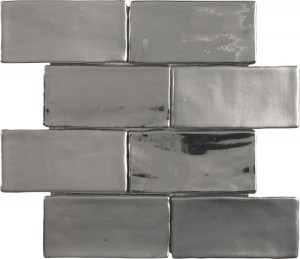 Dune Charm 30x30 Mosaikfliese 187279 silber metallisch