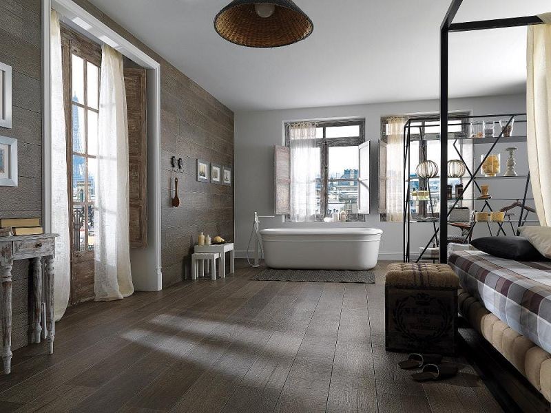 Porcelanosa Oxford Antracita Antislip 19,3x120 płytki drewnopodobne 149116