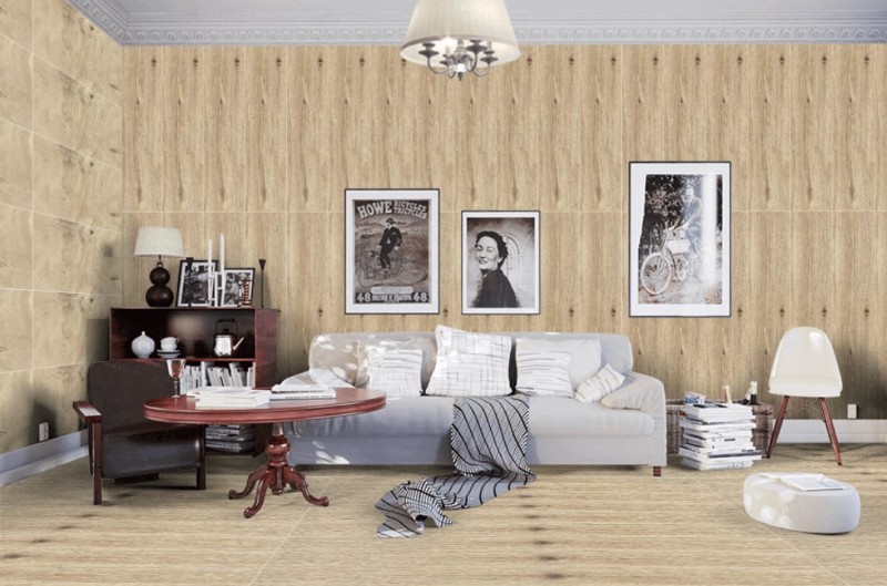 Gresy drewno rustyklane długie beżowe Marazzi Treverktrend Rovere Miele MMJF 19x150 16894