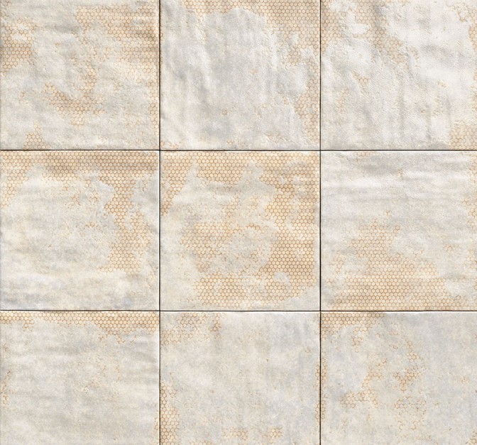 Płytki łazienkowe beżowe Mainzu Mandala White 20X20 50525