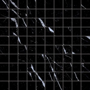 Emil Ceramica Marmor Auswahl Nero Marquinia Natur 30 x 30 cm Mosaik EK4U