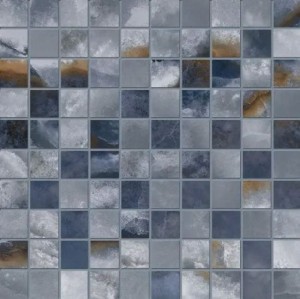 Emil Ceramica Onyx Mosaik 3x3 Silktech 30 x 30 cm Blau EKZ8