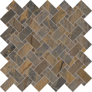 Emil Ceramica Tele di Marmo Reloaded Fossil Brown Malevic Lappato 30 x 30 cm Mosaik E0R5