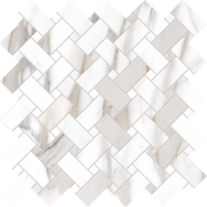 Emil Ceramica Tele di Marmo Reloaded Calacatta Gold Canova Natur 30 x 30 cm Mosaik E0QY