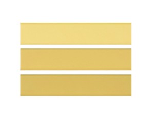 Quintessenza Gelbe Mattfarbe - Keramische Fliese 5 x 25 cm TNT123M, Mattgelb