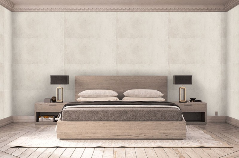 Gresy jak konkretny beton Marazzi Clays Cotton 60X60 99305