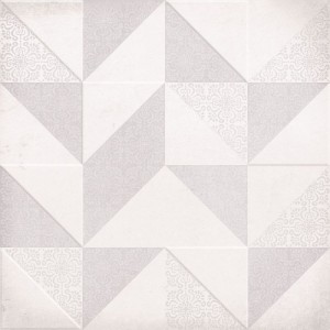 Keros Decorado Roman Grau 26,5x26,5 cm - Feinsteinzeug Fliese