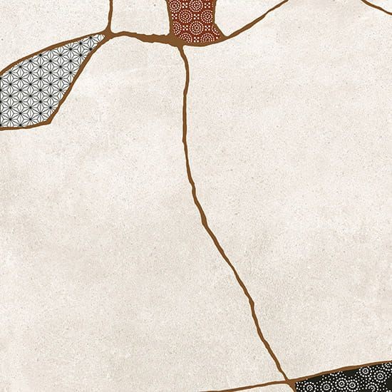 Fioranese Kintsugi Japan Hibi Moonlight 60,4x60,4 płytka imituąca kamień KTJ601R 130299