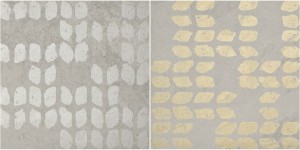 Quintessenza Superfici20 Tracce3 Mix Slate Perla - dekorative Fliese 20 x 20 cm SVN302M, perlmuttfarbene Mischung