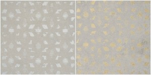 Quintessenza Superfici20 Tracce1 Mix Zement Perle - dekorative Fliese 20 x 20 cm SVN310M, perlzement Mischung