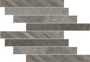 Quintessenza Superfici20 Muretto Mix Grau - 20 x 20 cm Gres Mosaik SVN407M, graue Mischung