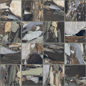 Rex Ceramiche Rex Les Bijoux Les Quatre Saisons Mosaico 767630 Poler 30 x 30 cm - dekorative Feinsteinzeugfliesen