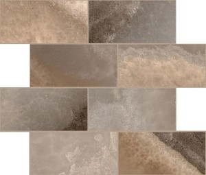 Rex Ceramiche Rêves de Rex Choco Muretto 770275 Matt 30 x 30 cm - dekorative Feinsteinzeugfliesen