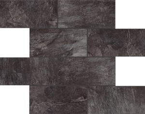 Rex Ceramiche Rex Ardoise Noir Tessere 747792 Lappato 30 x 30 cm - dekorative Feinsteinzeugfliesen
