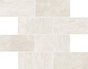 Rex Ceramiche Rex Ardoise Blanc Tessere 747789 Lappato 30 x 30 cm - dekorative Feinsteinzeugfliesen