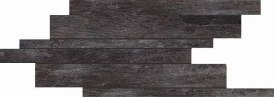 Rex Ceramiche Rex Ardoise Noir 739367 Lappato 21 x 40 cm - dekorative Feinsteinzeugfliesen