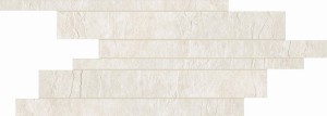 Rex Ceramiche Rex Ardoise Blanc 739362 Lappato 21 x 40 cm - dekorative Feinsteinzeugfliesen
