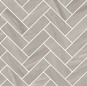Imola Ceramica Lime-Rock Grigio 28,5 x 32 cm - natürliche matte Gres-Mosaikfliesen MK.LMRCK G