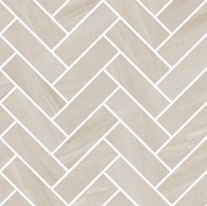 Imola Ceramica Lime-Rock Bianco 28,5 x 32 cm - natürliche, matte Gres-Mosaikfliesen MK.LMRCK W