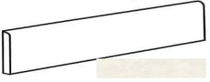 Imola Ceramica Retina Neve Sockelleiste 6 x 120 cm - matte Abschlussfliese RTN NEVE BT120, Schnee