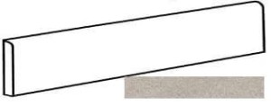 Imola Ceramica Retina Cenere Sockelleiste 6 x 120 cm - mattschwarze Abschlussfliese RTN CENER BT120, Asche