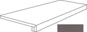 Imola Ceramica Parade Grigio Scuro 32,5 x 120 cm - natürliche, matte Stufenkante PRTU G120DG