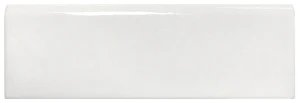 Bullnose Village White 6,5x20 glänzende Abschlussfliesen mit abgerundeter Kante