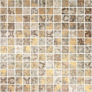 Naxos Fresco Mosaico Scaligeri 32,5x32,5: Fliesen Mosaik Patchwork Gres