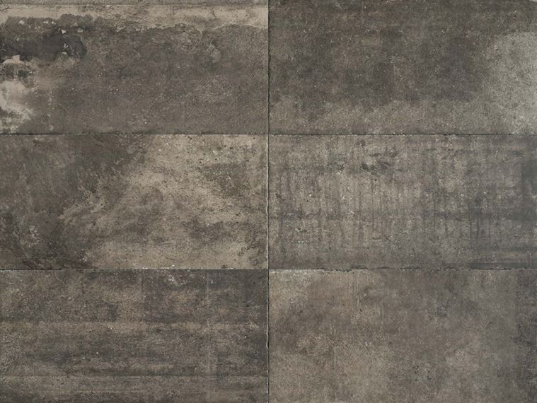 Płytki podłogowe kamień przetarty ciemno szary beton Florim Rex La Roche di Rex Mud 80x80 98071