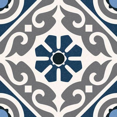 Gayafores Taco Musa Blue 16,5x16,5 płytki podłogowe patchwork 131874