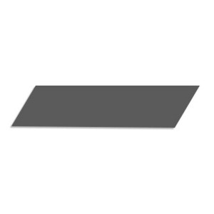 WOW Chevron Bodenfliese B Graphit Matt 9,8x52,2