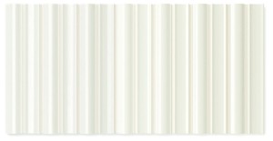 Wow FACES BARS WEIß GLANZ 12.5x25