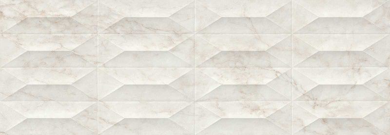 Marazzi Marbleplay Calacatta Struttura Gem 3D 30x90 M4PE płytka ścienna 139183