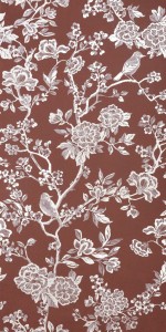 CIR CHROMAGIC FLORAL BORDEAUX Fliesen 60x120