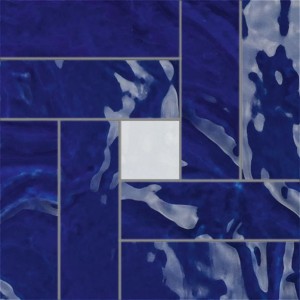 CIR TADELAKT MOS.CASABLANCA BLU 25X25 Gresfliesen