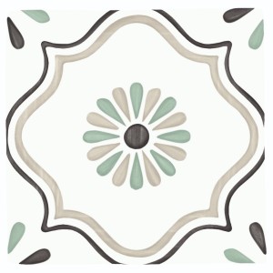 Badezimmerfliesen Harmony Tanger Sand Flower 12,3x12,3 Matt /0,51m2/