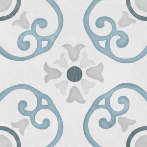 Patchwork-Fliesen Harmony Sirocco Blau Dhalia 22,3x22,3 Matt /0,99m²/
