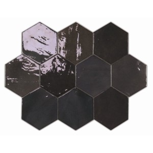 Wow Zellige Hexa Graphitfliesen 10,8x12,4 /0,382m2/