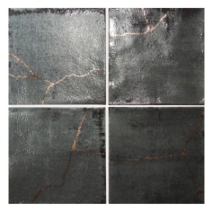 Wow Enso Kintsugi Graphit 12,5x12,5 /36 Stück/