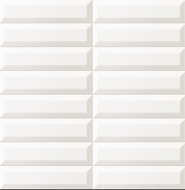 Cegielki do lazienki wąskie białe Mainzu Settecento Bissel Blanco Brillo 7,5x30 54382