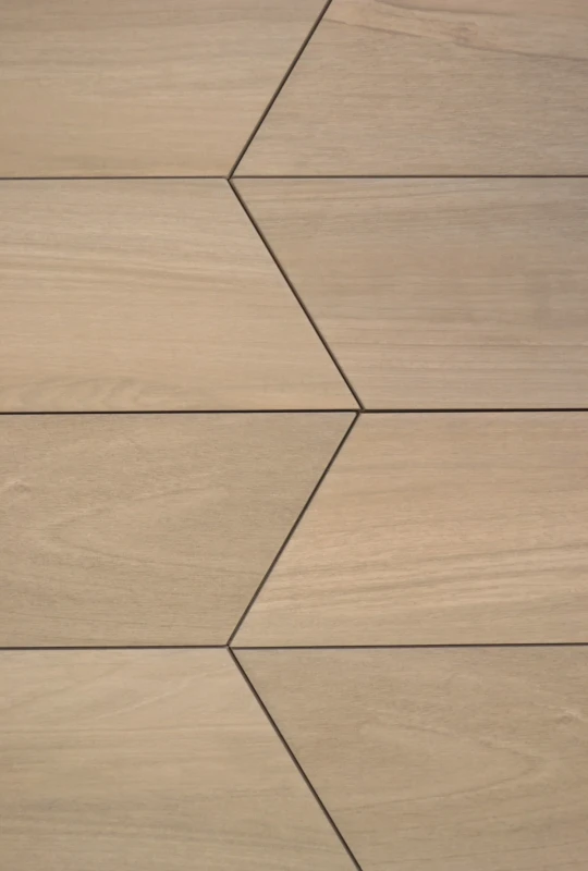 Sleek Wood Beige Chevron.   .webp